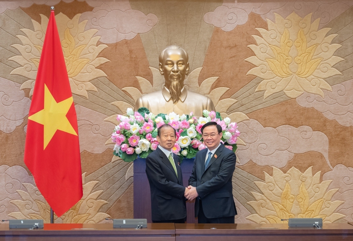 NA leader hosts Japan - Vietnam Parliamentary Friendship Alliance Chairman